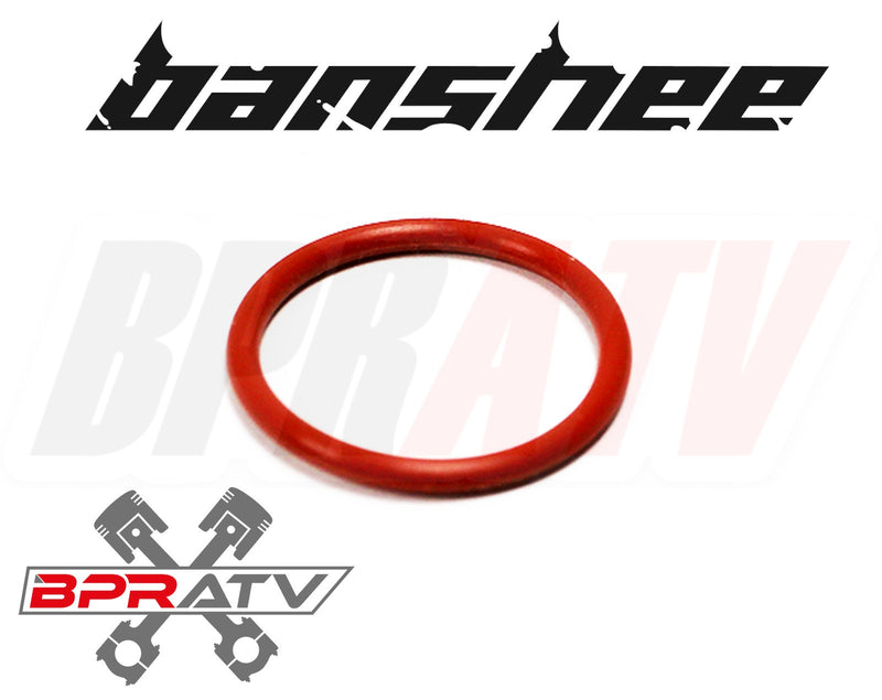 Yamaha Banshee Coolant Tube SILICONE O-Ring Circlip Clamps to Clutch Cover Fix