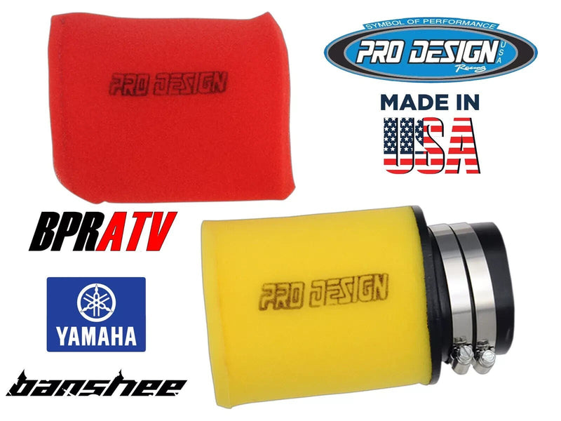 Yamaha Banshee 350 Pro Design Pro Flow Replacement Foam Air Filter + Wrap PD207