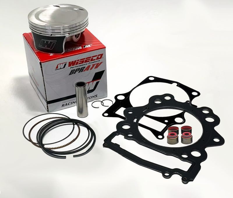 19+ Yamaha Grizzly 700 102mm Stock Bore Wiseco 10:1 Piston & Top End Gasket Kit