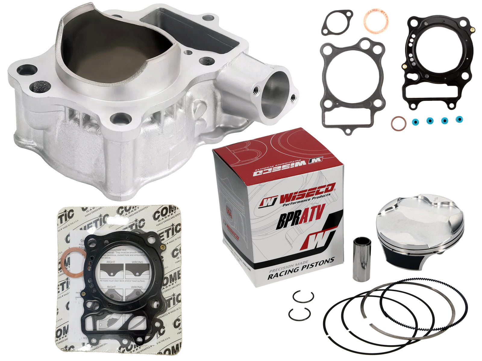 Honda CRF150R CRF 150R Top End Rebuild Kit OEM Stock Bore Cylinder