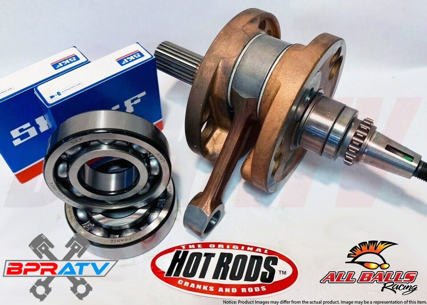 Suzuki DRZ400 DRZ 400 SM Hot Rods OEM Replacement Crankshaft SKF