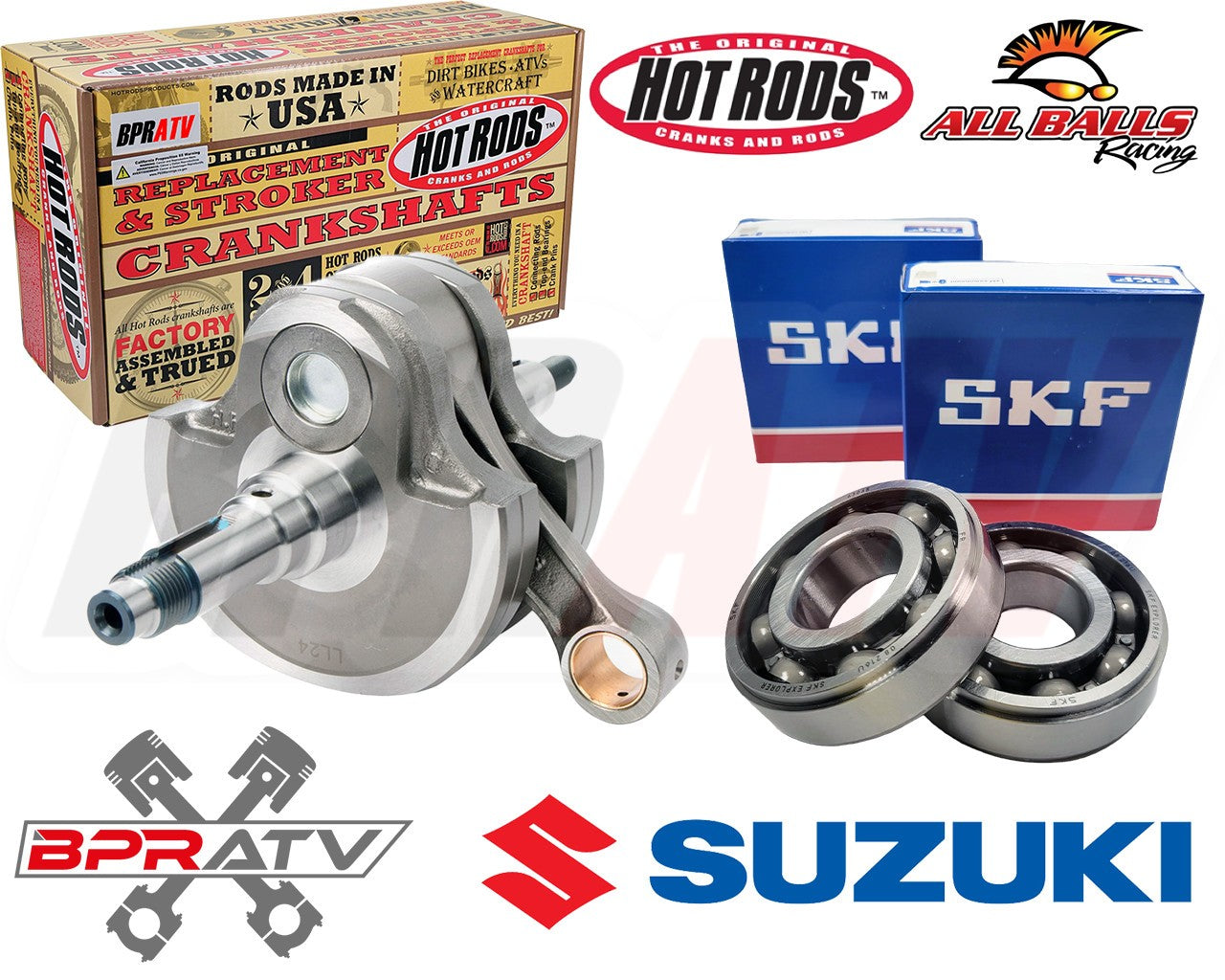 Suzuki DRZ400 DRZ 400 SM Hot Rods OEM Replacement Crankshaft SKF