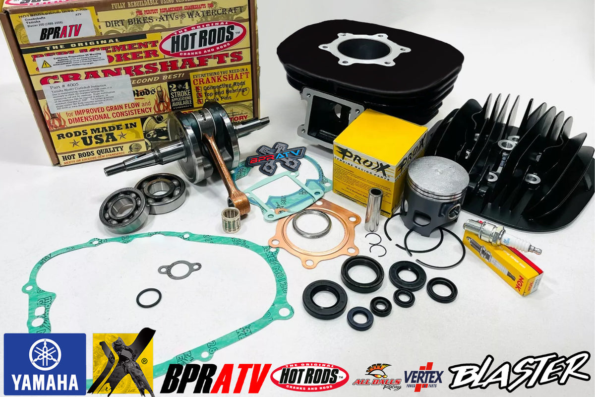 Yamaha Blaster 200 ProX Piston Cylinder Hot Rods Crank Motor Rebuild G ...