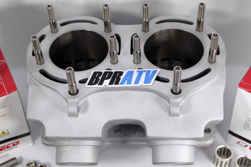 Yamaha Banshee Alpha CUB Stock Bore Triple Ported Cylinder WISECO Pistons Gasket