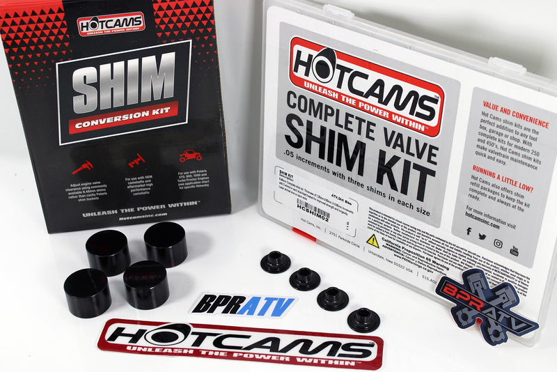 15-18 Polaris ACE 570 Hot Cams Valve Shim Conversion Kit w/ Hotcams Shim Kit DLC