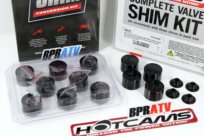 Polaris RZR XP PRO XP4 RS1 Hot Cams Valve Shim Conversion Kit & Hotcams Shim Kit