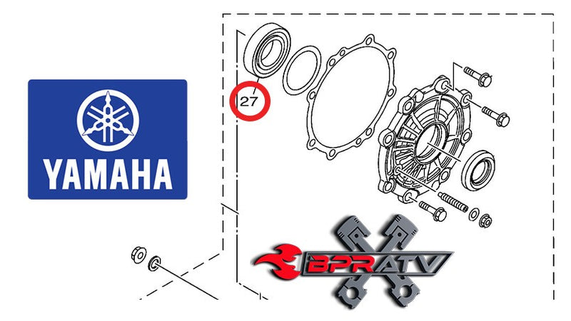 Yamaha Viking VI YXC700 EPS OEM Upgrade 1XD-E1429-00-00 Drive Shaft Bearing SKF