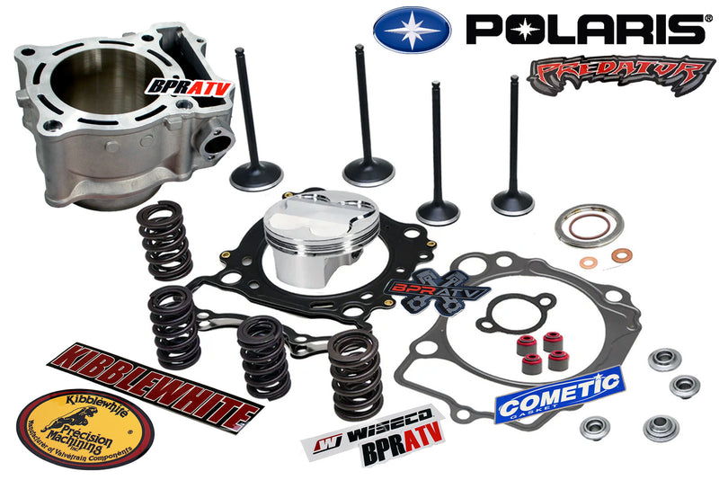 Polaris Predator 500 Kibblewhite Valves Cylinder Piston Seal Top End Rebuild Kit