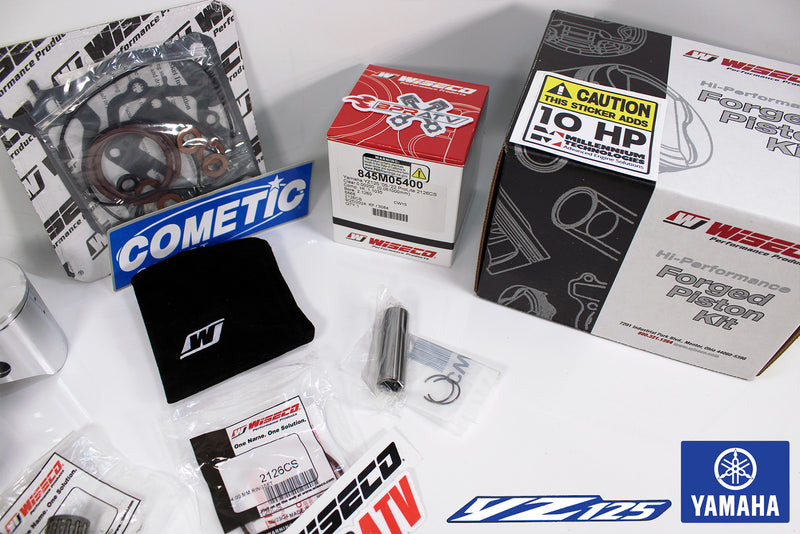 05-21 Yamaha YZ125/YZ125X Top End Rebuild Cylinder Wiseco Piston Cometic Gaskets