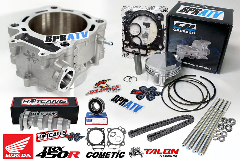06+ TRX450R TRX 450R 96mm CP Piston Cylinder Top Cometic Stage 2 Hot Cams Chain
