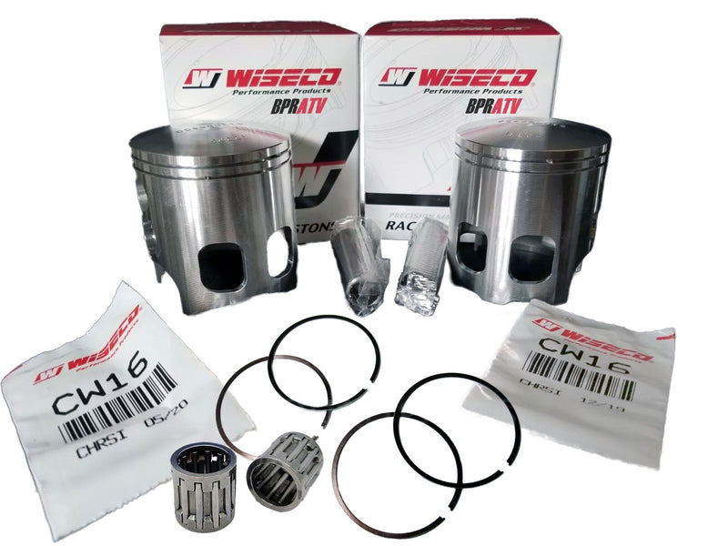 Yamaha Banshee 350 65mm +1mm Wiseco Pro Lite Pistons Bearings & Gaskets Set Kit