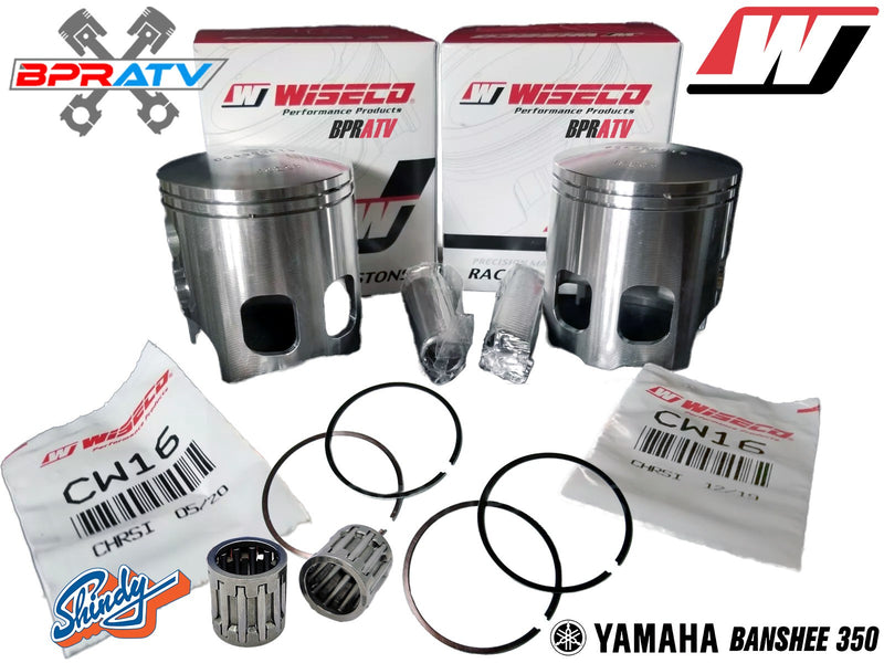Yamaha Banshee 350 65mm +1mm Wiseco Pro Lite Pistons Bearings & Gaskets Set Kit