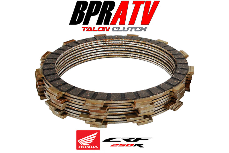BPRATV Honda CRF250R Heavy Duty Steel Plates Fibers Springs Clutch Kit 2004-2009
