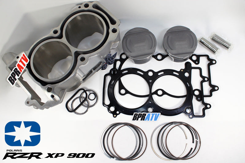 13 14 RZR XP 900 Top End Rebuild Kit 93mm Complete Stock Bore Cylinder & Pistons