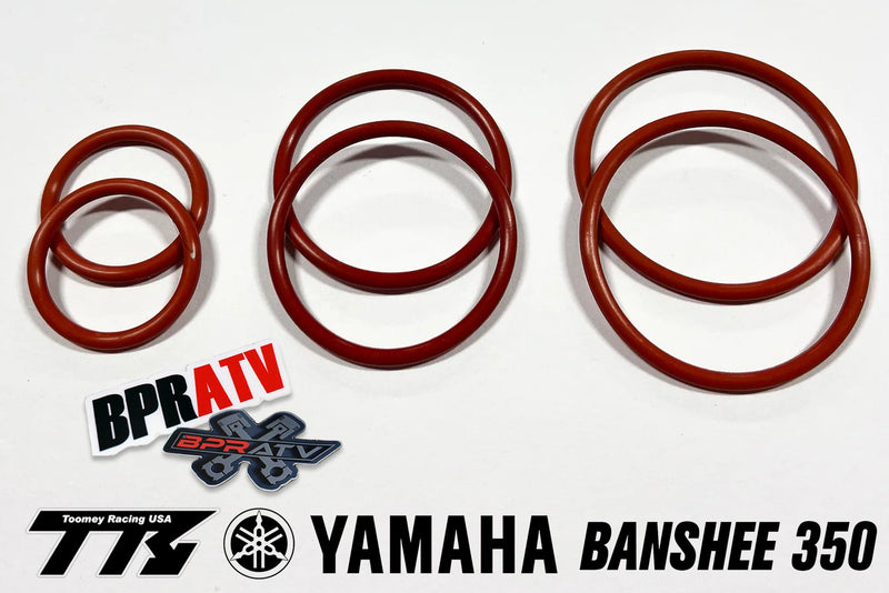 BPRATV High-Temp O-Rings Kit for Yamaha Banshee Toomey Exhaust Pipes (T4/T5/T6)