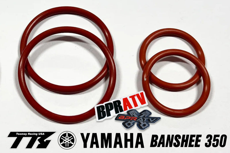 BPRATV High-Temp O-Rings Kit for Yamaha Banshee Toomey Exhaust Pipes (T4/T5/T6)