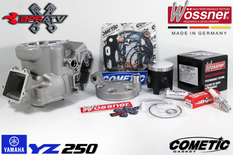 Yamaha YZ250 Stock Top End Rebuild Kit Cylinder Wossner Piston Cometic 1999-2025
