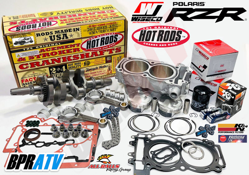 Polaris RZR XP 900 Complete Engine Rebuild Kit Crankshaft Cylinder Pistons 11-12