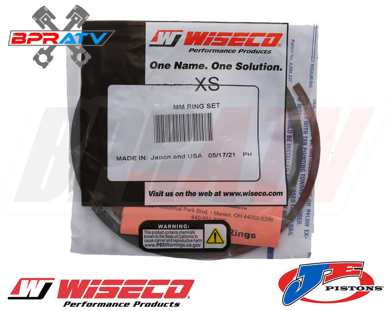 Wiseco 88mm Ring Set 3465XC Fits Honda 400EX XR400R 426cc Big Bore Piston Repair
