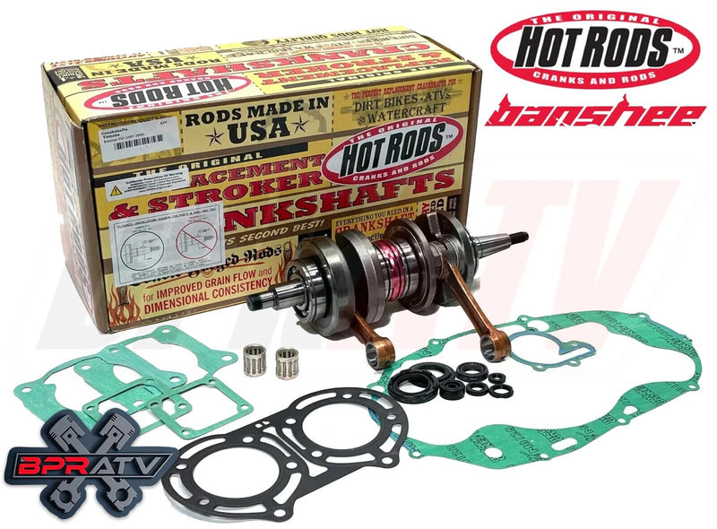 Complete Hot Rods +4mm Stroker Crankshaft+ Rebuild Kit Yamaha Banshee 350 '87–06