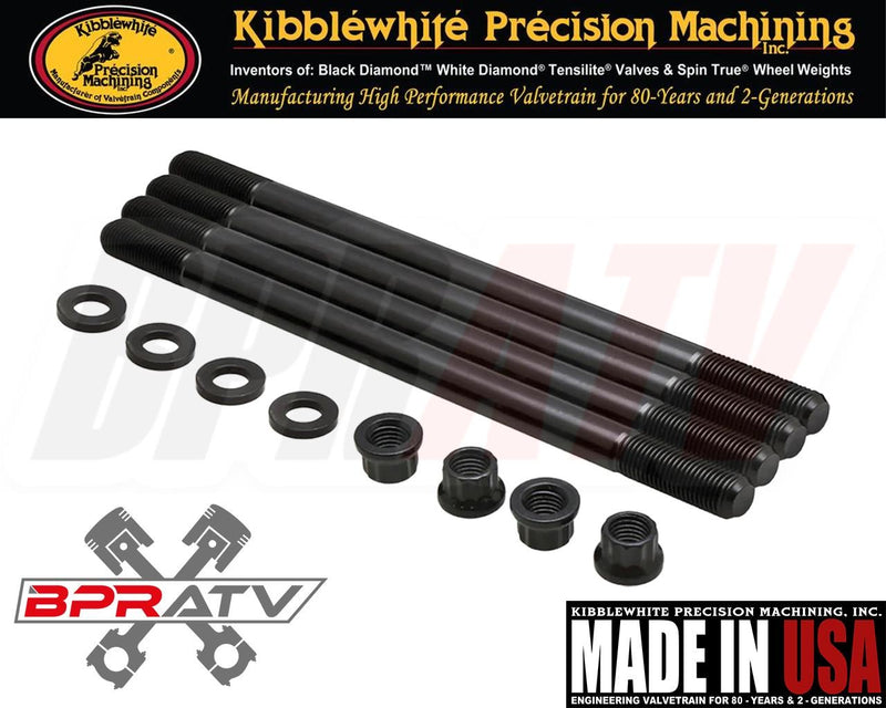 LTZ400 DRZ400 KFX400 Kibblewhite Head Stud Kit Heavy Duty Cylinder Bolts Upgrade