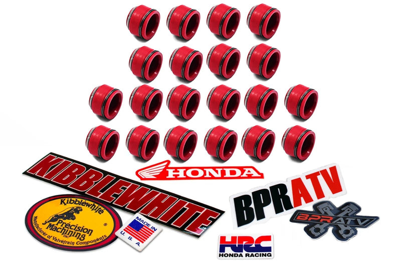 Honda CBX 1979-1982 6-Cylinder Head Viton Red Valve Stem Seals OEM 12209-422-005