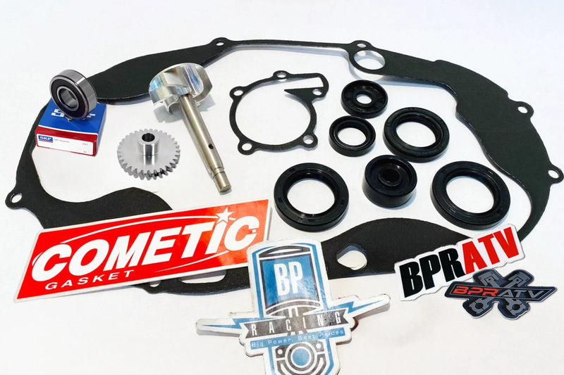 Yamaha Banshee Water Pump Rebuild Kit Billet Impeller & Gear Cometic Gaskets NEW