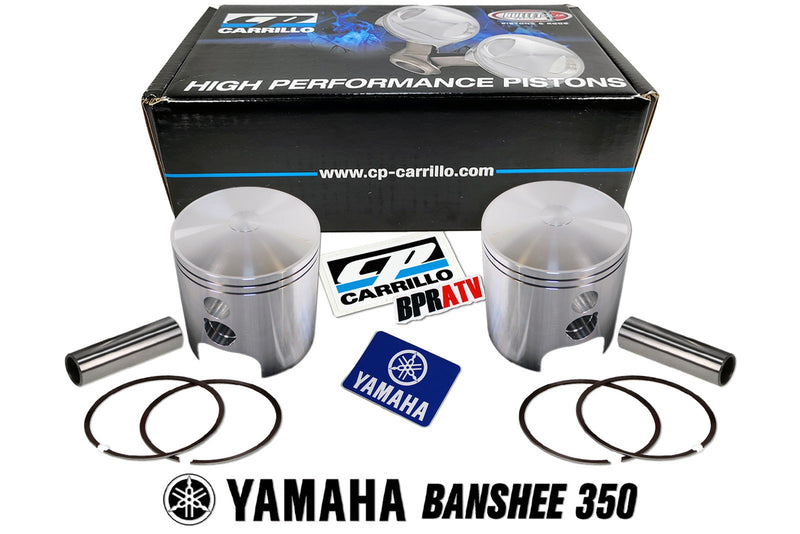 BPRATV CP Carrillo Banshee 350 64mm Forged Pistons Set Rings CNC Machined In USA
