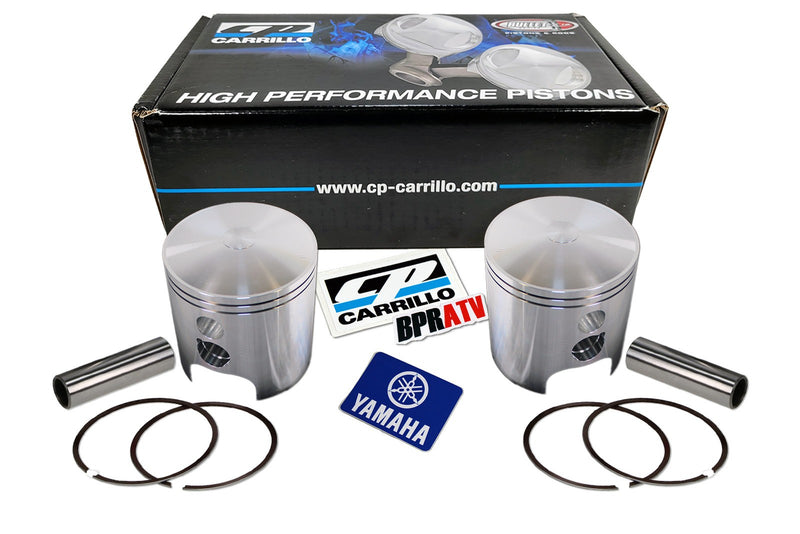 BPRATV CP Carrillo Banshee 350 64mm Forged Pistons Set Rings CNC Machined In USA