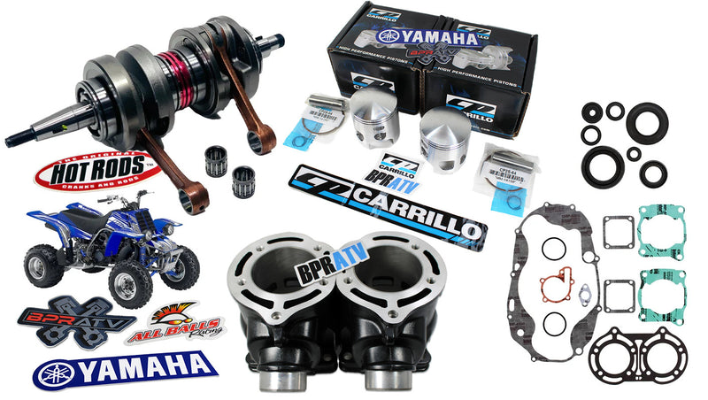 Yamaha Banshee 64mm Stock Cylinders Rebuild Kit Crank CP Pistons Gaskets & Seals