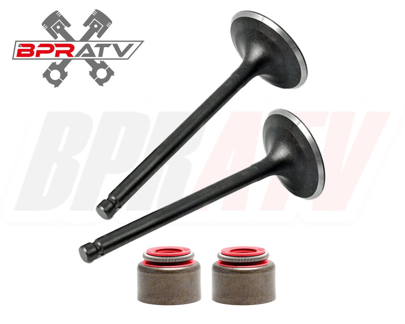 Kibblewhite Intake & Exhaust Valves w/ Seals Yamaha Raptor Warrior 350 ATV Quads