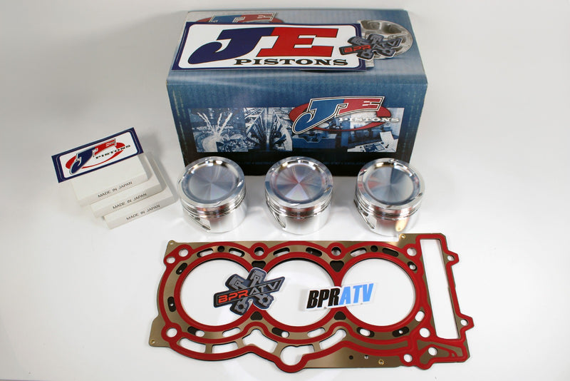 Can Am Maverick X3 Turbo Stock Bore 9.5 JE Piston Set Pistons Kit Gasket 366830