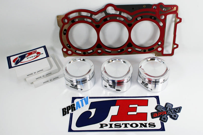 Can Am Maverick X3 Turbo Stock Bore 9.5 JE Piston Set Pistons Kit Gasket 366830