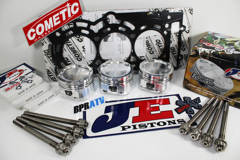 Can-Am X3 X-3 Turbo JE Piston Set 74mm 9.5:1 MLS Head Gasket Titanium Studs NEW!