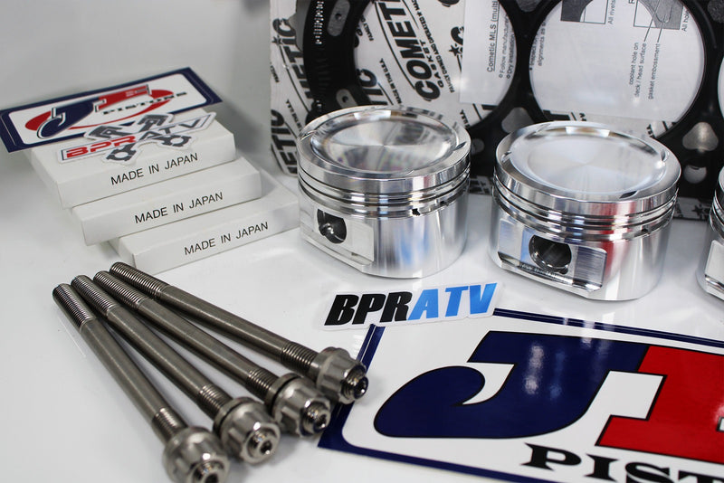 Can-Am X3 X-3 Turbo JE Piston Set 74mm 9.5:1 MLS Head Gasket Titanium Studs NEW!