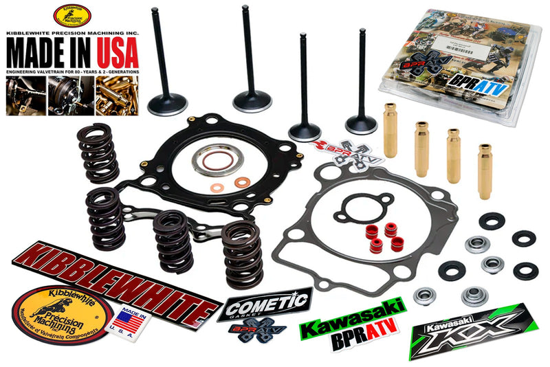 Kawasaki KX450F Kibblewhite Head Service Kit Valves Springs Gaskets OEM Upgrade!