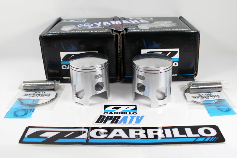 Banshee Yamaha CP-Carrillo 66mm Forged Piston Kit Big Bore High RPM Race Ready