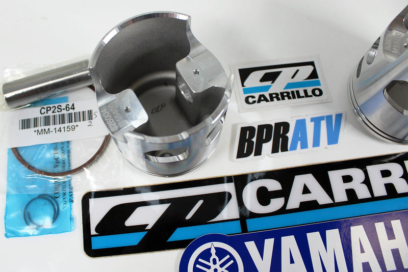 Banshee Yamaha CP-Carrillo 66mm Forged Piston Kit Big Bore High RPM Race Ready