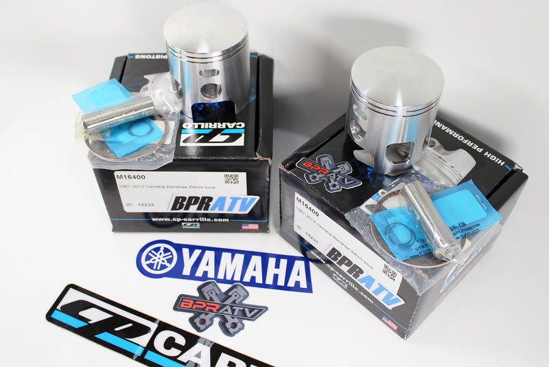 Yamaha Banshee CP Carrillo Pistons 66mm Big Bore Forged Piston Set Top End Kit