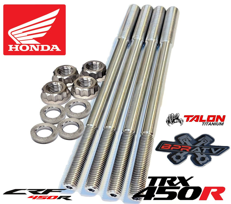 04-05 Honda TRX450R 94mm Wiseco 14:1 Hi Comp Piston Kit Cometic Gaskets Ti Studs