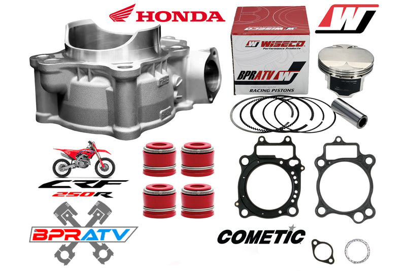 Honda CRF250R 78mm Stock Bore Cylinder Wiseco Piston Crankshaft Gasket Kit 04-09