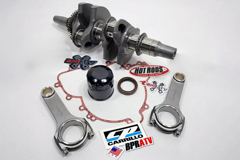 Polaris RZR Turbo & S Crank CP Carrillo Heavy Duty Rods Motor Gaskets NGK Kit US