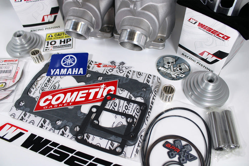Banshee Athena-Style 421cc 68 Big Bore +4 STROKER Cylinders WISECO Pistons Domes