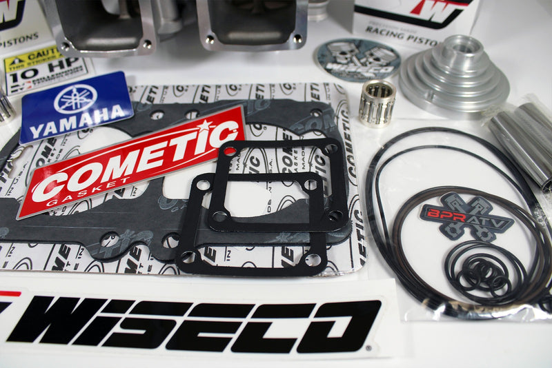 Banshee Athena-Style 421cc 68 Big Bore +4 STROKER Cylinders WISECO Pistons Domes