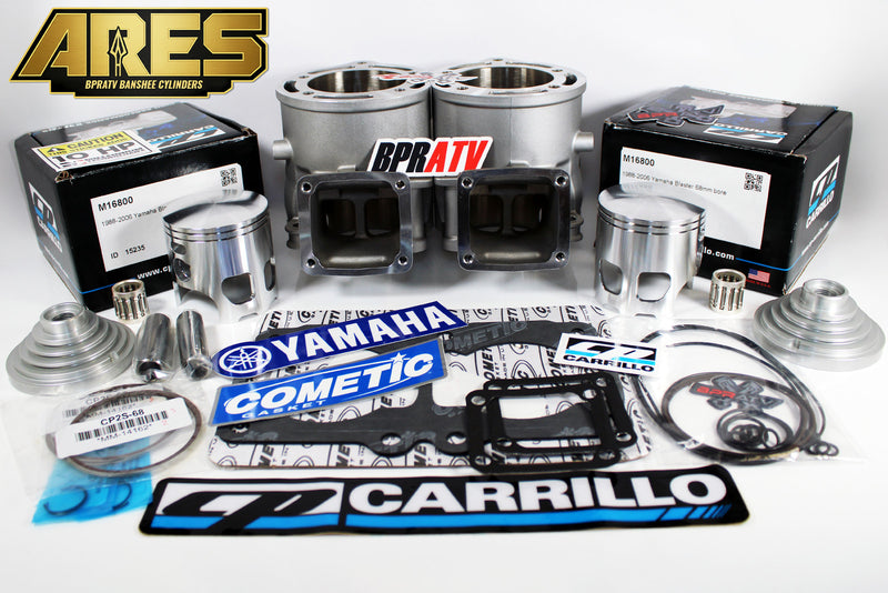 Yamaha Banshee ARES 68mm Cylinders CP Pistons Top End Kit Athena-Style by BPRATV