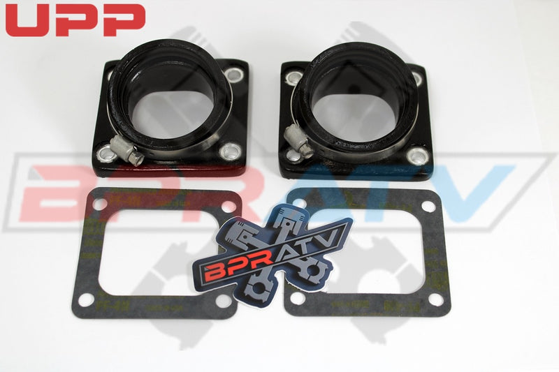 Banshee 350 Intake Manifolds Pair UPP Racing 34mm 35 36mm PWK Carb Cub Cylinders