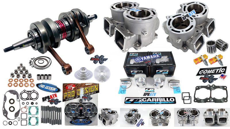 BPRATV Banshee 421cc ARES 68mm Athena Alternative CP Pistons Stroker Engine Kit!
