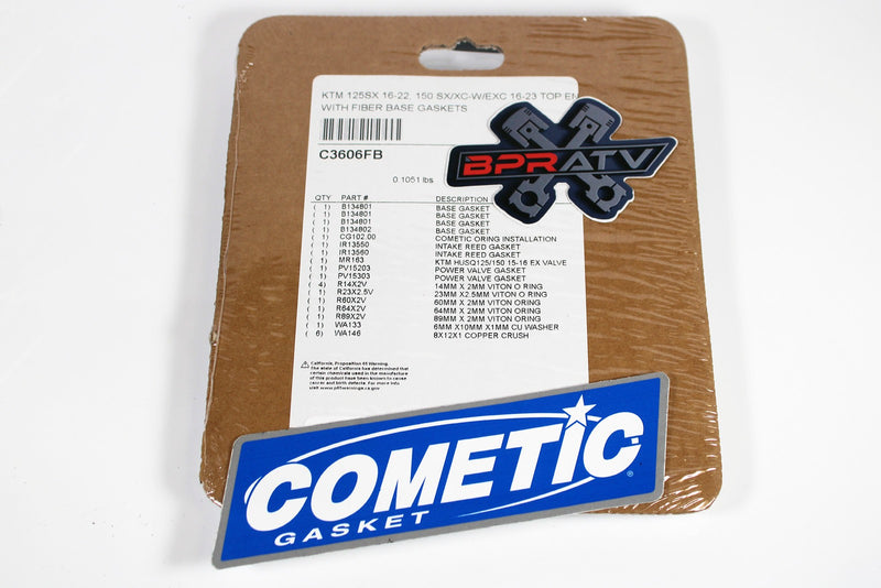 Husqvarna TC125 KTM125 54mm Top End Kit Wiseco Piston & BPRATV Cylinder Rebuild