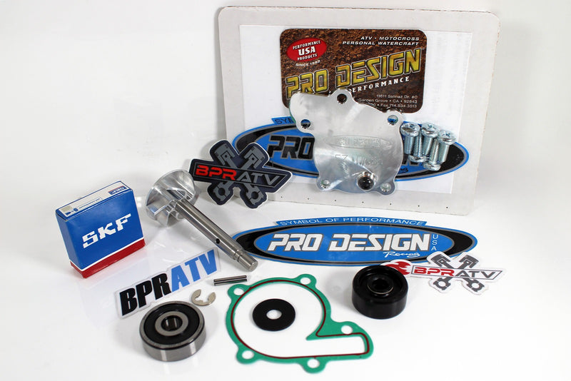 BPRATV Pro Design Water Pump Cover Impeller Bearing Seals Gaskets Yamaha Banshee