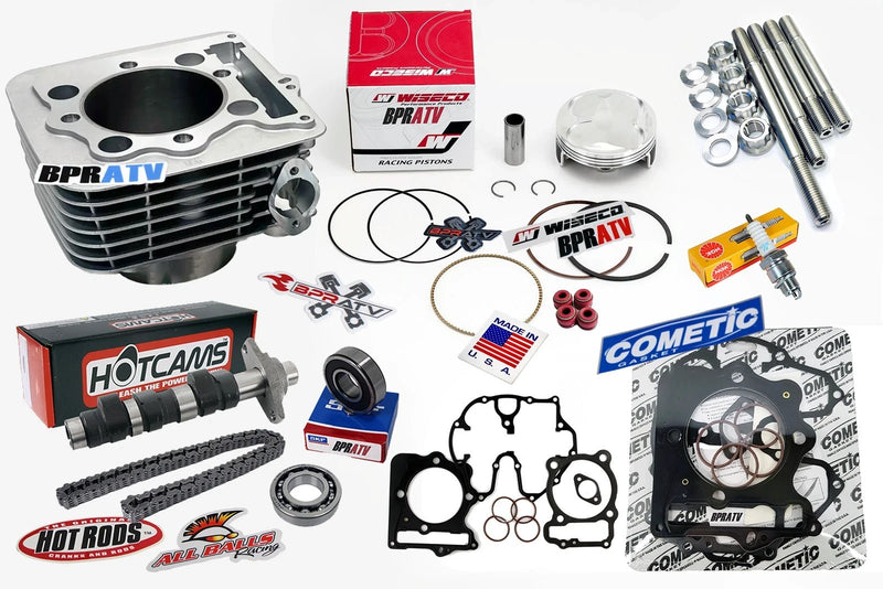 TRX400EX TRX 400EX Big Bore Kit 87mm Cylinder Stage 2 Hotcam Top End Rebuild Kit